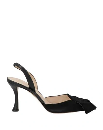 Alexandre Birman Woman Pumps Black Size 9.5 Leather