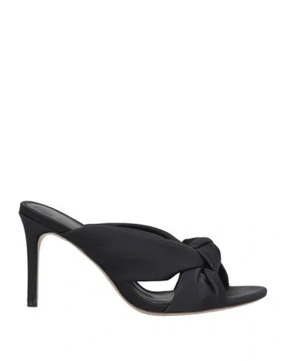 Alexandre Birman Woman Sandals Black Size 6 Textile Fibers