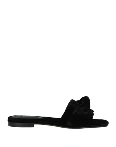 Alexandre Birman Woman Sandals Black Size 9 Textile Fibers