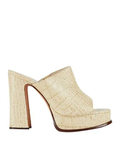 Alexandre Birman Woman Sandals Ivory Size 8 Leather In White