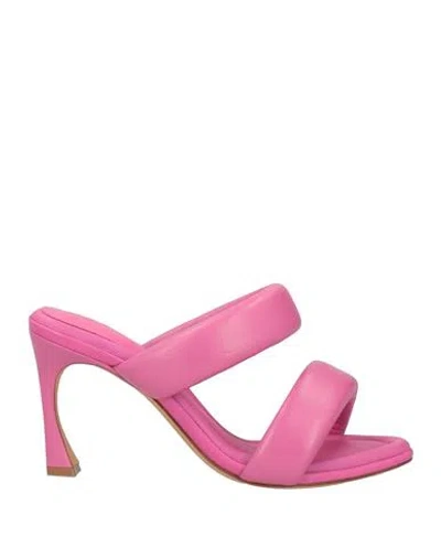 Alexandre Birman Woman Sandals Pink Size 9 Leather