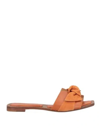 Alexandre Birman Woman Sandals Tan Size 8 Leather