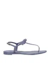 Alexandre Birman Toe Strap Sandals In Purple