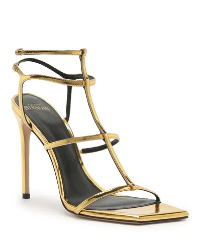 Alexandre Birman Women's Amanda 100 Sandals In Gold