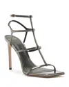 Alexandre Birman Amanda Cage Sandal In Gray