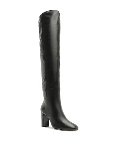 Alexandre Birman Women's Anna Slouch 70 Leather Over The Knee Boots In Black