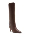Alexandre Birman Brena Leather Knee Boots In Brown