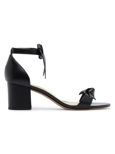 Alexandre Birman Women's Clarita 60mm Leather Sandals In Black
