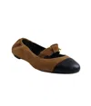 Alexandre Birman Women's Clarita Ballerina Flat Shoe In Hazel In Multi
