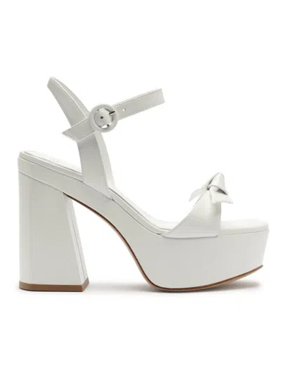 Alexandre Birman Women's Clarita Flare 120mm Platform Sandals In White