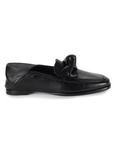 Alexandre Birman Women's Clarita Leather Loafers In Black
