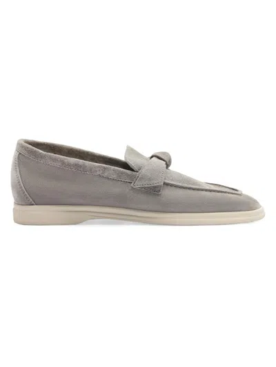 Alexandre Birman Women's Clarita Suede Loafers In Gray