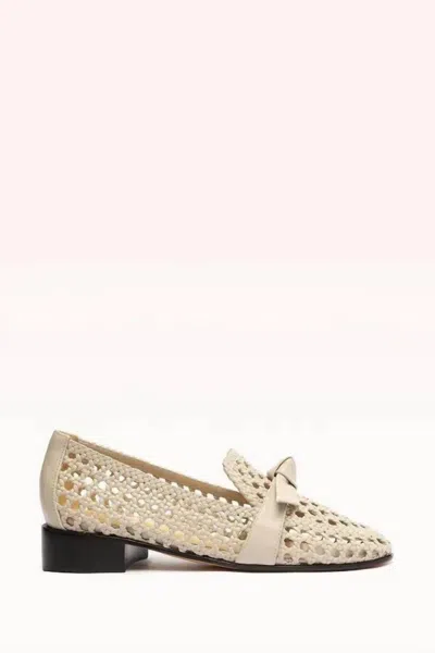 Alexandre Birman Women's Clarita Woven Basketry Loafer In Beige In Neutral