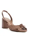 Alexandre Birman Easy Clarita Tresse Block Heel Slingback Sandal