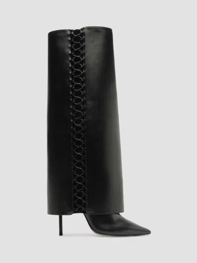 Alexandre Birman Women's Holly 100mm Leather Knee-high Boots In Black