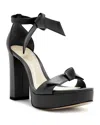 Alexandre Birman Mabeleh Ankle Strap Platform Sandal In Black