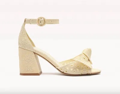 Alexandre Birman Women's Maxi Clarita Embroidered Sandal In Cream In Neutral