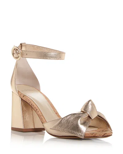 Alexandre Birman Women's Maxi Clarita Flare Sandals In Golden