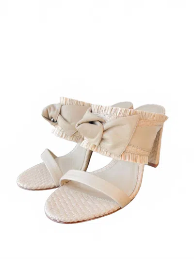 Alexandre Birman Women's Maxi Clarita Raffia 90 Sandal In Cookie In Neutral