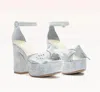 Alexandre Birman Women's Maxi Clarita Platform Sandals In White