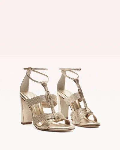 Alexandre Birman Women's Olga Block 90 Heels In Golden