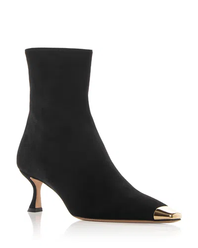 Alexandre Birman Women's Olivia Retro Cap Toe Booties In Black