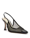 Alexandre Birman Oliva Pointed Toe Slingback Pump In Black