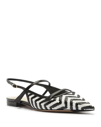 Alexandre Birman Women's Raffia Slingback Flats In Multi