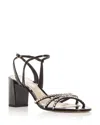 Alexandre Birman Women's Ray Embellished Sandals In Black