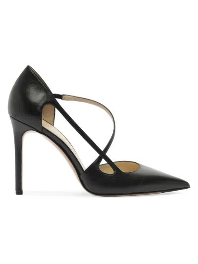 Alexandre Birman Women's Renee 100mm Leather Pumps In Black