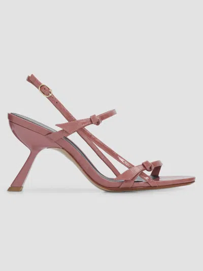 Alexandre Birman Women's Slim Clarita Cage 85mm Sandals In Brown