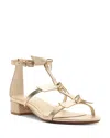 Alexandre Birman Women's Slim Lolit Sandals In Gold