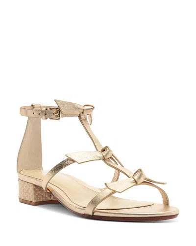 Alexandre Birman Women's Slim Lolit Sandals In Gold