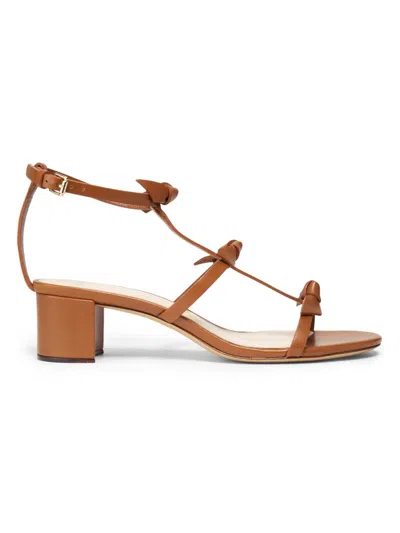 Alexandre Birman Women's Slim Lolita 45mm Leather Sandals In Brown
