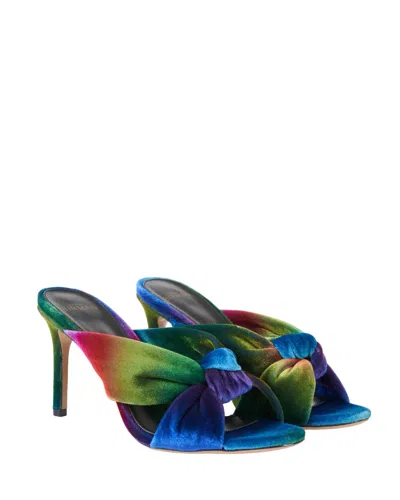 Alexandre Birman Women Sofia Velvet Sandal In Multi Cosmo Velvet