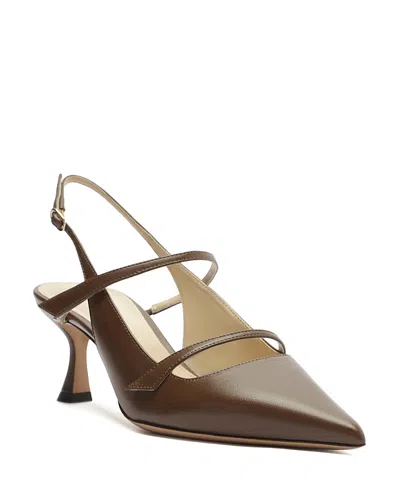 Alexandre Birman Women's Tita 60 Slingback Pumps In Brown