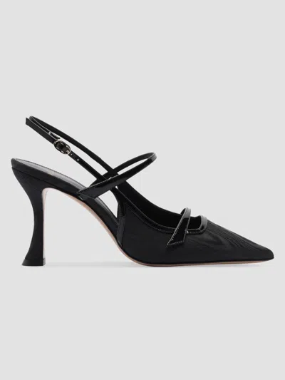 Alexandre Birman Women's Tita Moire 85mm Pumps In Black