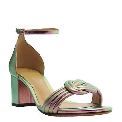 Pre-owned Alexandre Birman Women's Vicky 60 Sandal In Mist - Size 6.5 In Pink
