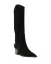 Alexandre Birman Victoria Knee High Saddle Boot In Black