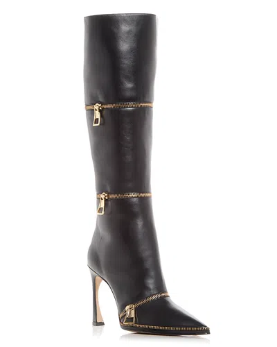 Alexandre Birman Women's Zoe Zipper Boots In Black