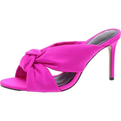 Alexandre Birman Womens Slip On Stiletto Mule Sandals In Pink