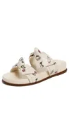 Alexandre Birman X Agua By Agua Bendita Maxi Clarita Floral-printed Leather Sandals In Neutral