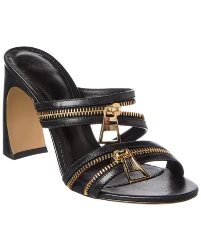 Alexandre Birman Zoe 90 Leather Sandal In Black