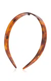 Alexandre De Paris Acetate Headband In Brown