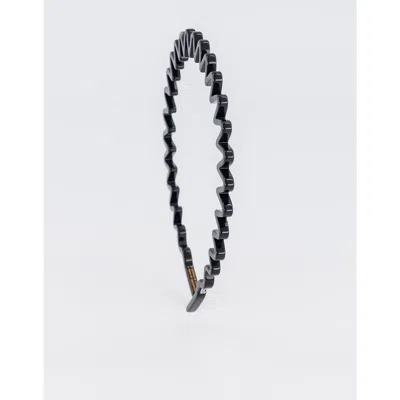 Alexandre De Paris Alesia Acetate Headband In Black