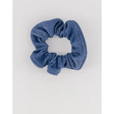 Alexandre De Paris Allure Denim Scrunchie In Blue