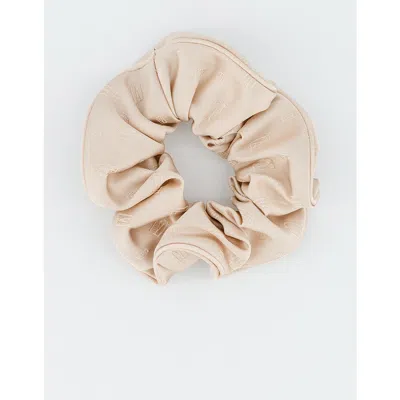 Alexandre De Paris Amaretto Silk Scrunchie In Pink