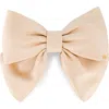 Alexandre De Paris Bow Barrette In Ivory