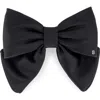 Alexandre De Paris Bow Barrette In Black