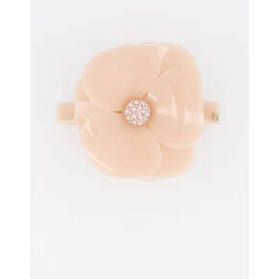 Alexandre De Paris Camelia Acetate Barette